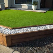Artificial Turf in the front yard at a home in San Diego