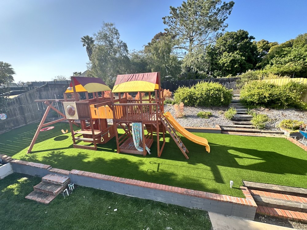 playground turf install san diego