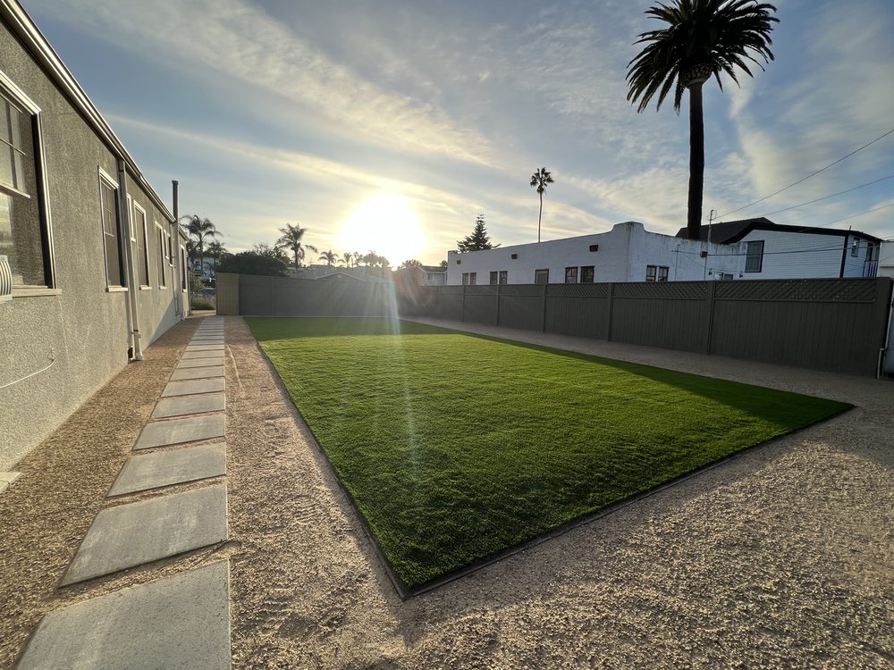 Residential Artificial Turf Installation by HomeTurf