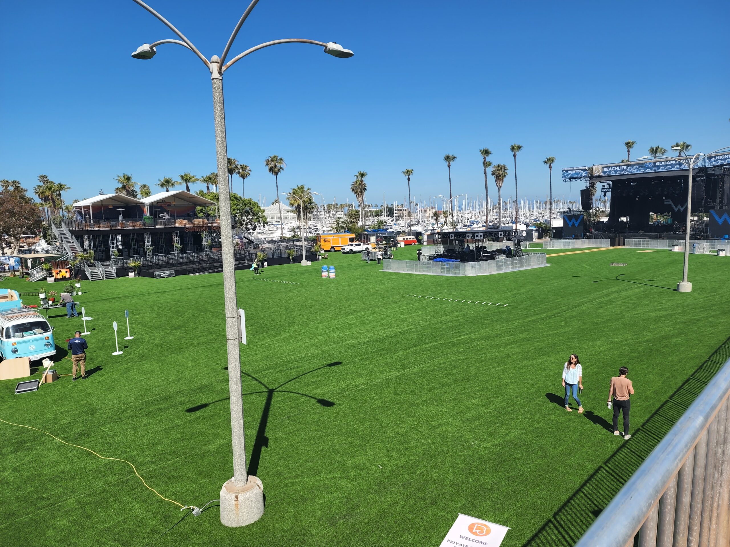 commercial artificial turf installation in San Diego by HomeTurf