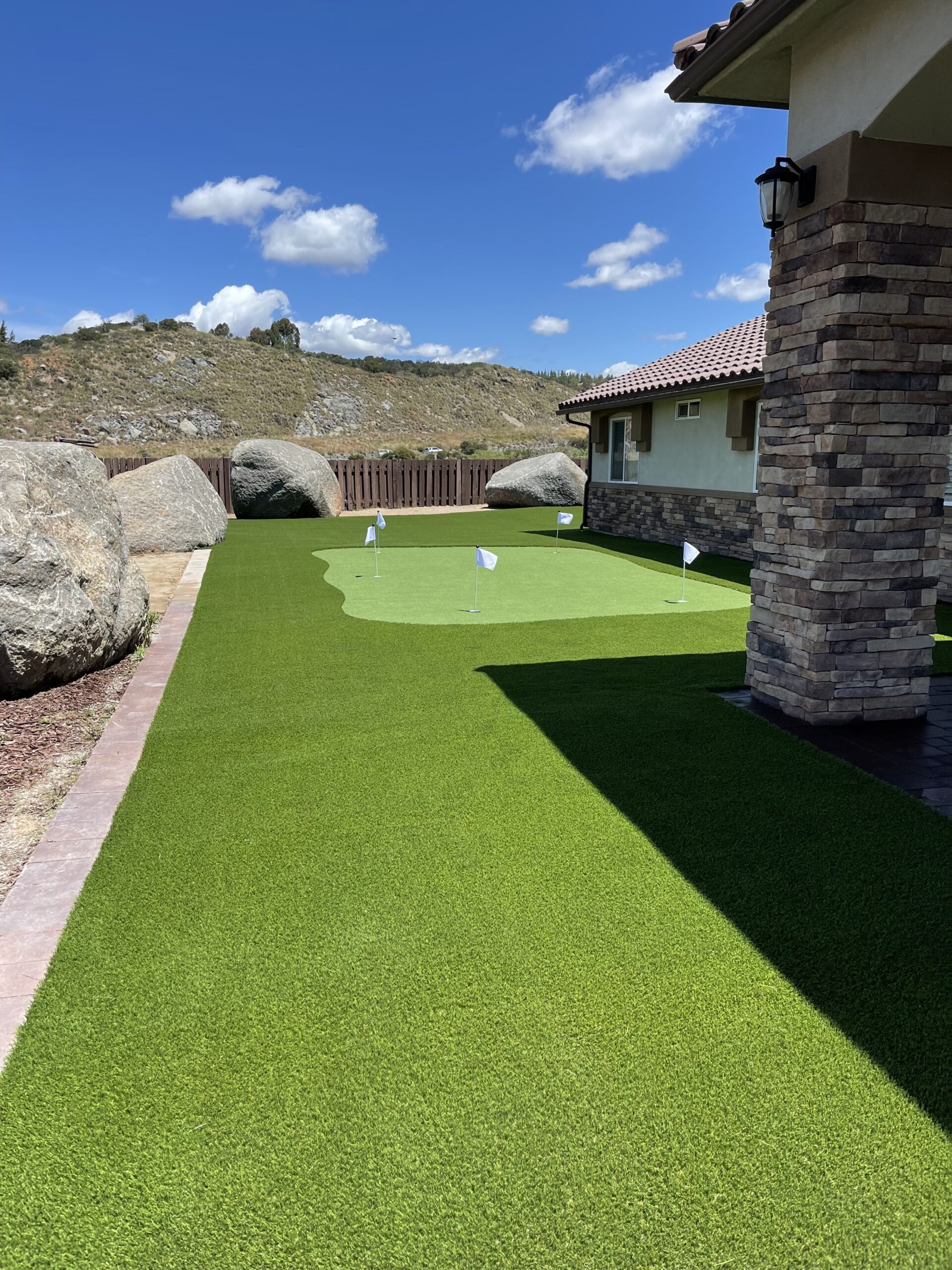 putting green san diego by hometurf